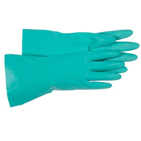 Guante de Nitrilo verde 13" y 18"